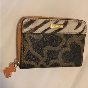Tous Kaos Leather Mini Wallet